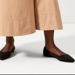 Rothy’s The Point in Black Waffle Knit, size 11